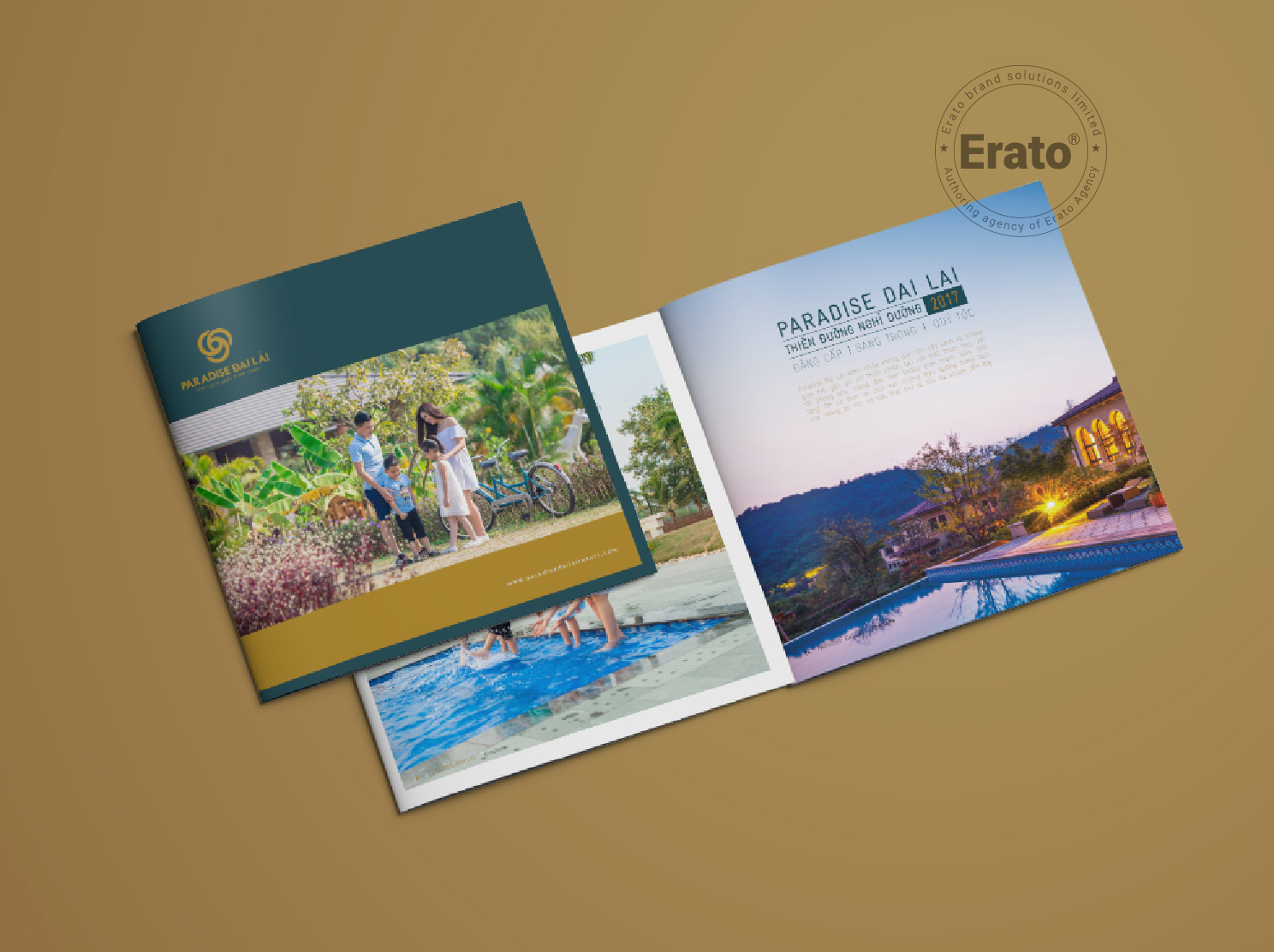 THIẾT KẾ BROCHURE PARADISE ĐẠI LẢI RESORT